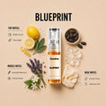 Blueprint 2ML perfume bottle by Scentivia Perfumes with lemon, clary sage, lavender, tonka and ambroxan