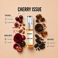 Cherry Issue 2ML perfume bottle by Scentivia Perfumes with cherry, almond, rose, plum, balsam resin and tonka bean