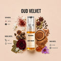 Oud Velvet 2ML perfume bottle by Scentivia Perfumes with Saffron, Rose, Oud, Patchouli, Amber and Sandalwood