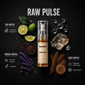 Raw Pulse 2ML perfume bottle by Scentivia Perfumes with Bergamot, Pepper, Lavender, Ambroxan and Cedarwood