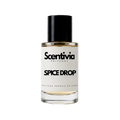 Spice Drop perfume bottle with Scentivia label and black cap