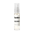 Wild Sports perfume spray bottle, clear 10 ml vial with pump nozzle