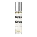 Dark Wear 10 mL roll-on fragrance bottle with silver cap and clear roller