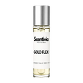 Scentiva Gold Flex 10ML roll-on perfume bottle with silver cap and clear golden oil