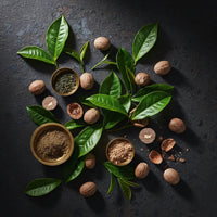 Green tea , Nutmeg