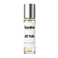Jet Fuel 10 mL roll-on perfume bottle with silver cap and clear liquid