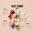 Juicy Crime - Luxury fragrance ingredients with red apple, raspberry, peony, violet, light musk and sparkling sugar crystals