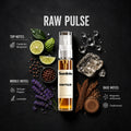Raw Pulse 10ML perfume bottle by Scentivia Perfumes with Bergamot, Pepper, Lavender, Ambroxan and Cedarwood