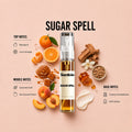Sugar Spell 10ML perfume bottle by Scentivia Perfumes with Mandarin, Orange, Caramel, Peach, Sandalwood and Amber
